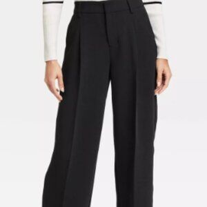 Women's Signature Crepe Essential Trouser, Size 8 Black